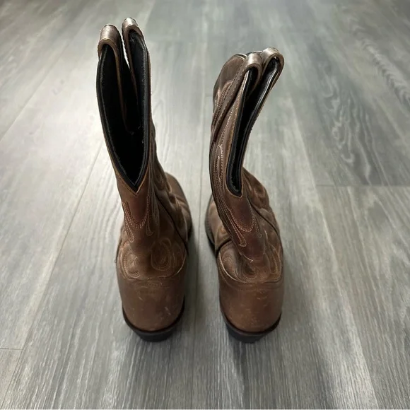 Laredo Womens Bridget Embroidered Round Toe Casual Boots - Brown (Size 9M) - Picture 6 of 8